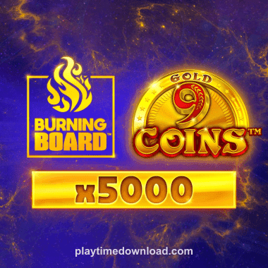 9 Coins Gold Burning Board Card Game